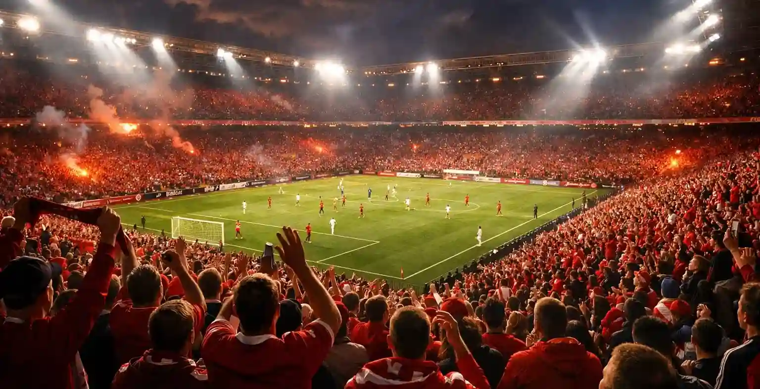 Intens stemning under dansk landskamp med live betting muligheder