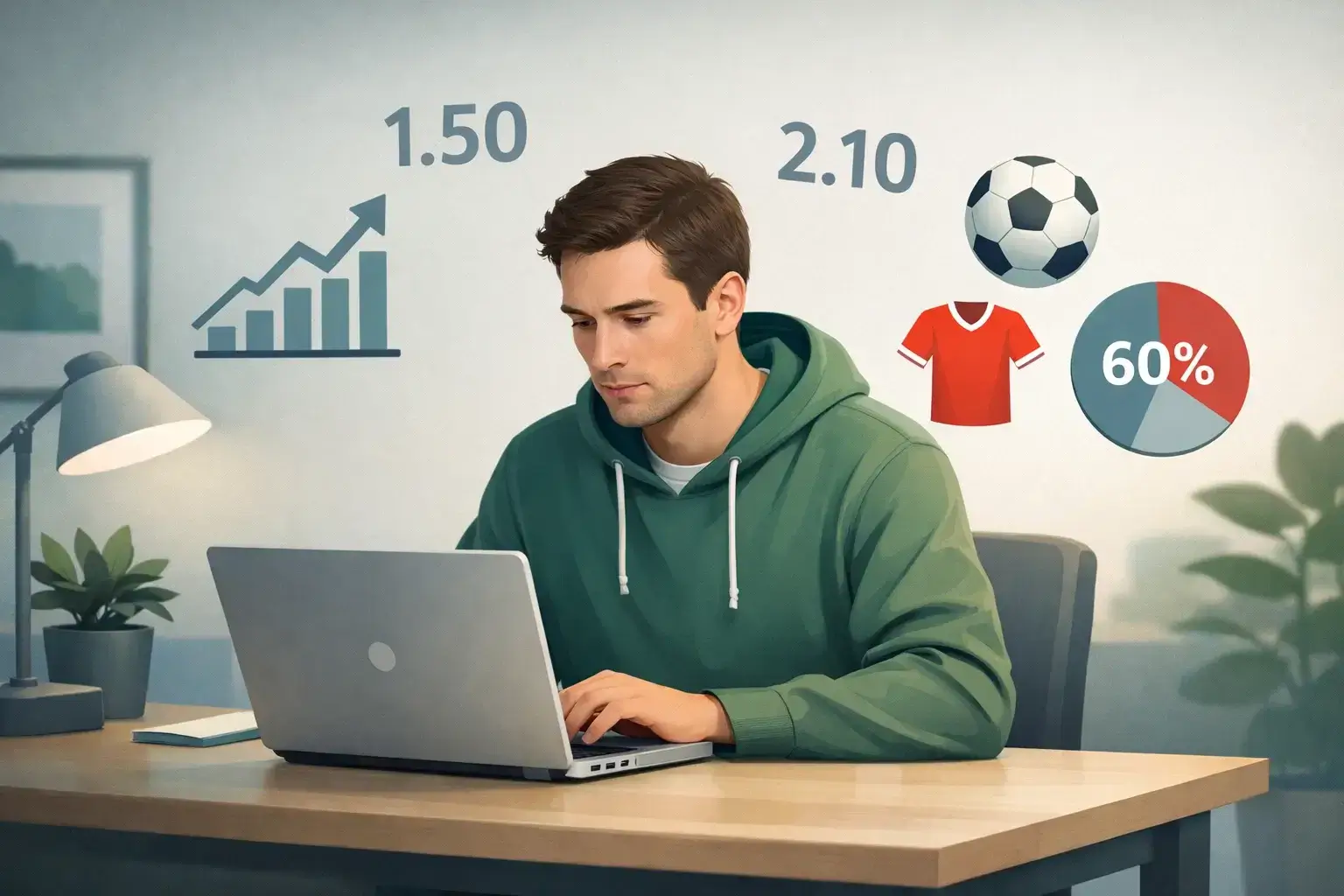 Illustration af hvordan odds afspejler sandsynlighed i sportsbetting